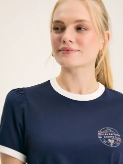 Sale Joules Erin Navy blue Short Sleeve T-Shirt Navyblue