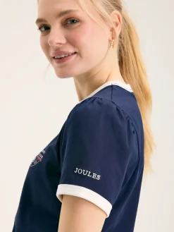 Sale Joules Erin Navy blue Short Sleeve T-Shirt Navyblue
