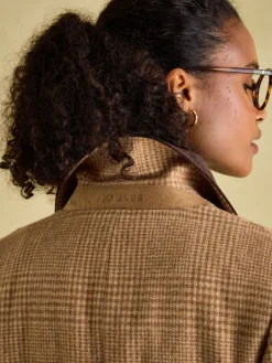 Discount Joules Fayfair Tweed Hacking Jacket Brown