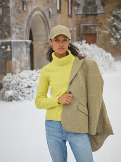 Discount Joules Fayfair Khaki Green Tweed Hacking Jacket KhakiGreen