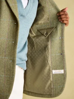 Discount Joules Fayfair Khaki Green Tweed Hacking Jacket KhakiGreen