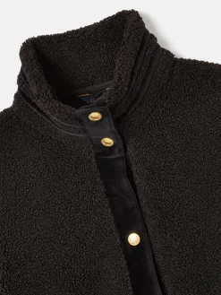 Hot Joules Fleur Fleece Jacket Black