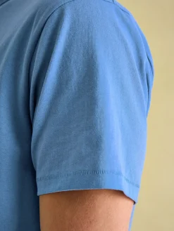 Outlet Joules Flynn Jersey Crew Neck T-Shirt Blue