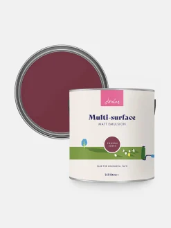 Sale Joules Foxton Sloes Purple Multi Surface Matt Emulsion FoxtonSloesPurple