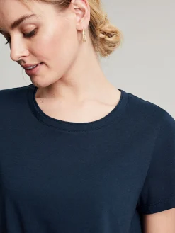 Hot Joules Frankie Navy Blue Crew T-Shirt NavyBlue