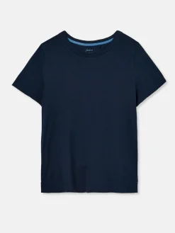Hot Joules Frankie Navy Blue Crew T-Shirt NavyBlue