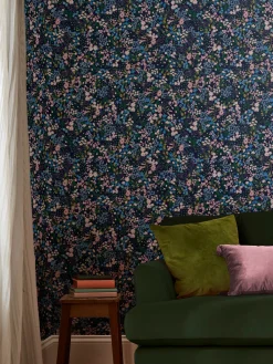 New Joules Garden Greens Gilmorton Ditsy 10M Wallpaper GardenGreens