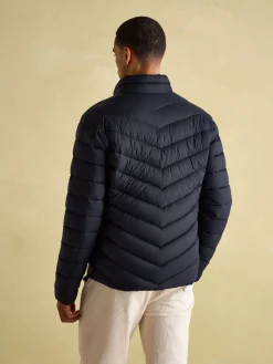 Outlet Joules Garrett Showerproof Padded Jacket Navy