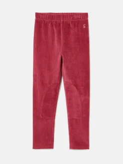 Discount Joules Giddy Up Berry Red Stretch Cord Legging BerryRed