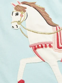 Sale Joules Girls' Ava Mint Green Artwork T-Shirt MintGreen