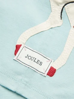 Sale Joules Girls' Ava Mint Green Artwork T-Shirt MintGreen