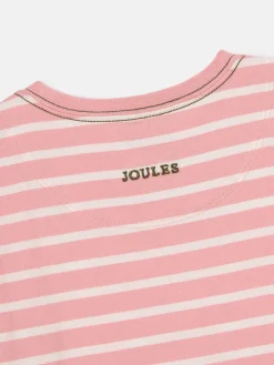 Sale Joules Girls' Ava Pink Stripe Artwork T-Shirt PinkStripe
