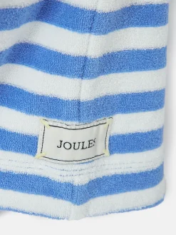 Best Joules Girls' By The Sea Striped Towelling Playsuit Blue