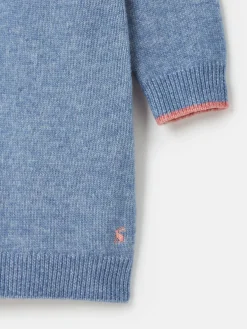 Discount Joules Girls' Charlotte Blue & Pink Fair Isle Jumper Dress Blue&Pink