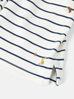 Clearance Joules Girls' Harbour Long Sleeve Top Cream