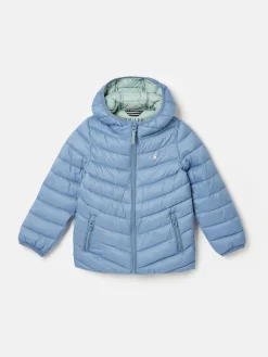 Online Joules Girls' Kinnaird Showerproof Padded Coat Blue