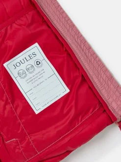 Discount Joules Girls' Kinnaird Light Pink Showerproof Padded Coat LightPink