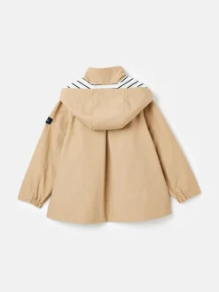 Outlet Joules Girls' Meadow Lightweight Waterproof Raincoat With Hood Stone
