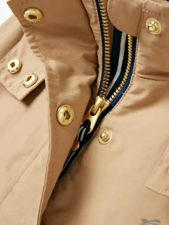 Outlet Joules Girls' Meadow Lightweight Waterproof Raincoat With Hood Stone