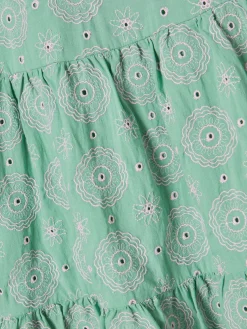 Clearance Joules Girls' Sunshine Tiered Woven Dress Green