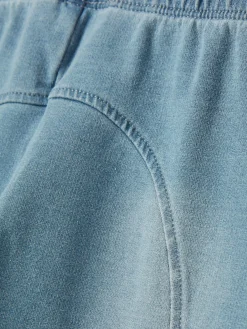 Outlet Joules Girls' Trot Denim Light Wash Jersey Denim Jodphur-Style Leggings DenimLightWash