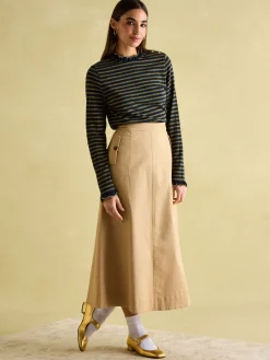 Best Joules Grace Navy sparkle Long Sleeve Jersey Top Navysparkle