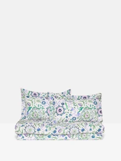 Sale Joules Festival Flowers Cover Set Green