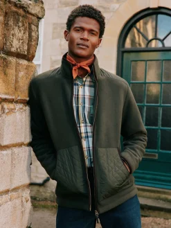 Clearance Joules field Full Zip Fleece Jacket Green