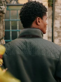 Clearance Joules field Full Zip Fleece Jacket Green