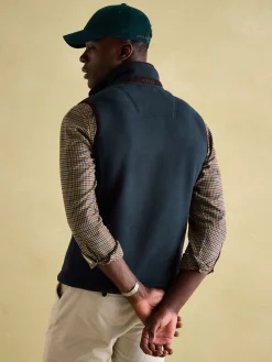 Hot Joules Greenfield Navy Blue Full Zip Fleece Gilet NavyBlue