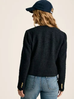 Joules Hampstead Boucle Jacket Navy