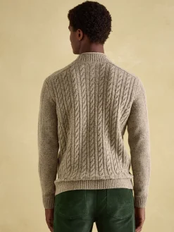 Best Joules Hansley Wool Knit Jumper Cream