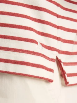 Best Joules Harbour Pink Striped Long Sleeve Breton Top PinkStriped