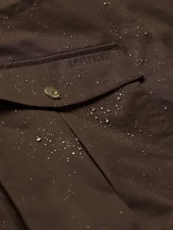 Sale Joules Harpsden Waterproof Long Raincoat with Hood Brown