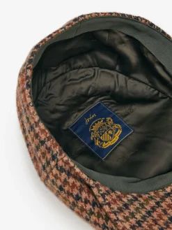 Sale Joules Harrogate Tweed Baker Boy Hat Brown