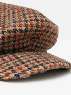 Sale Joules Harrogate Tweed Baker Boy Hat Brown