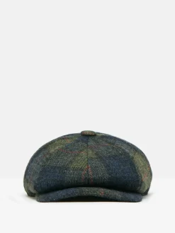 Hot Joules Harrogate Baker Boy Hat Green/Blue