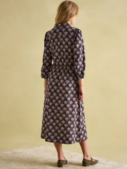 New Joules Hazel Navy and Pink Jersey Shirt Dress NavyandPink