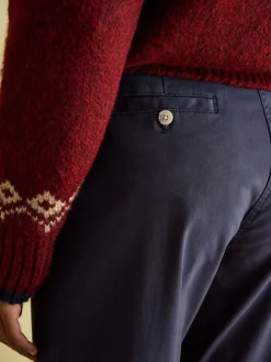 Sale Joules Hesford Navy Blue Chino Trousers NavyBlue