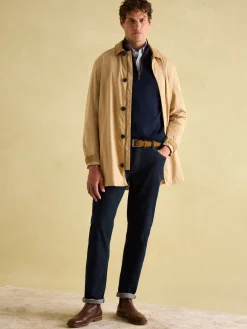 Online Joules Hillside Navy Blue Quarter Zip Knit Jumper NavyBlue