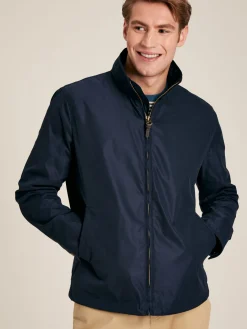 Hot Joules Hillway Navy Blue Collared Harrington Jacket NavyBlue