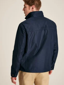Hot Joules Hillway Navy Blue Collared Harrington Jacket NavyBlue