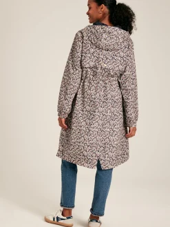 Sale Joules Holkham Ditsy Floral Waterproof Packable Raincoat With Hood DitsyFloral