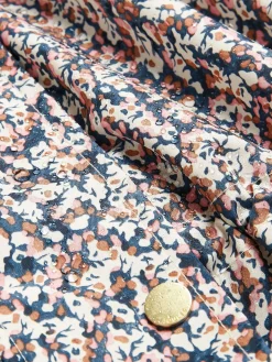 Sale Joules Holkham Ditsy Floral Waterproof Packable Raincoat With Hood DitsyFloral