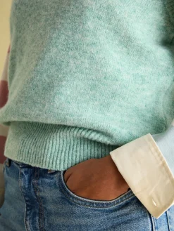 Sale Joules Holly Knitted Vest Green