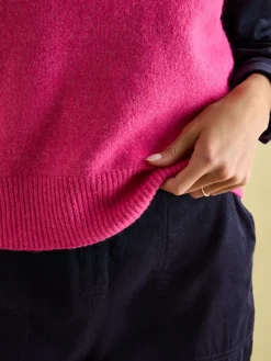 Best Joules Holly Regular Fit Knitted Vest Pink