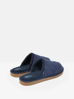 Hot Joules Homebound Quilted Slippers Navy