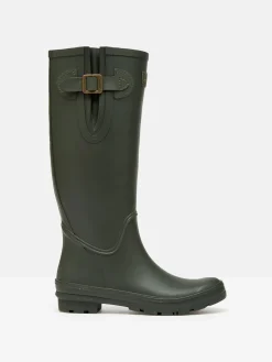Clearance Joules Houghton Adjustable Tall Wellies Green
