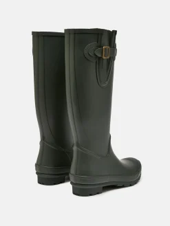 Clearance Joules Houghton Adjustable Tall Wellies Green