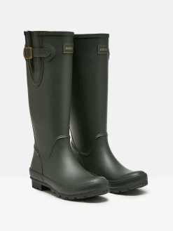 Clearance Joules Houghton Adjustable Tall Wellies Green